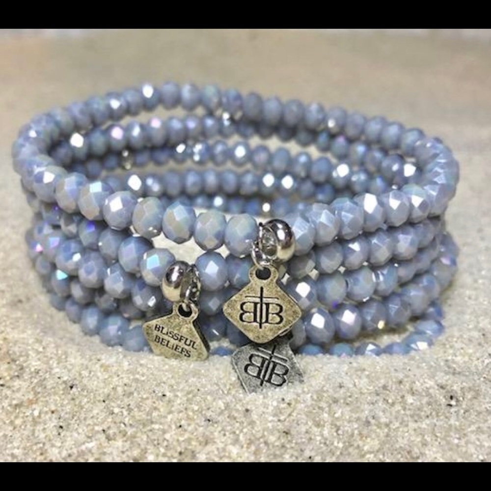 Blissful Beliefs stacking bracelets